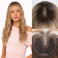 Julianna Wholesale – Nouveaux Compléments Capillaires Synthétiques Blondes de Haute Qualité avec Fermeture en Dentelle et Clips pour Femmes
