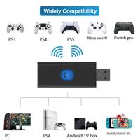 Konverter Pengontrol Game Universal Nirkabel BT USB untuk PS2 PS3 PS4 PS5 Switch Pro Pengontrol Konverter Adaptor untuk PS5