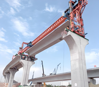 YAOU - Lanzador de Vigas para Puentes de Alta Resistencia, Grúa Lanzadora de Vigas de 150, 180 y 200 Toneladas para la Construcción de Carreteras