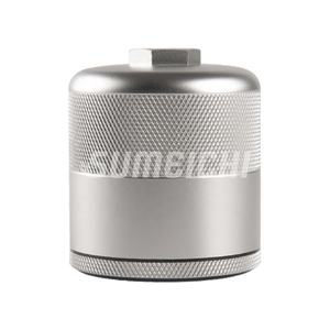 Sumeichan FIlter oli 8AN 30/60/100 mikron Universal Billet dapat digunakan kembali komponen penyetelan mesin bagian balap - Product Image 4