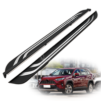 2 marchepieds latéraux en alliage d'aluminium pour Toyota RAV4 2020-2025, forte capacité de charge, protection de la carrosserie, surface antidérapante