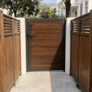 Portail de jardin à arche décoratif <span class=keywords><strong>en</strong></span> treillis, design moderne, étanche, résistant au vent, <span class=keywords><strong>en</strong></span> alliage d'aluminium, pour roses grimpantes - Product Image 2