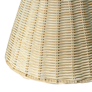 Abat-jour en rotin rustique fait à la main Vietnam luminaire suspendu décoratif avec cadre en bambou pour la décoration intérieure de la maison-HLS2033 - Product Image 4