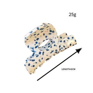 BSCI fabrika en çok satan fransız küçük kavramak saç klipler Vintage asetat küçük pençe klip saç aksesuarları moda kızlar - Product Image 4