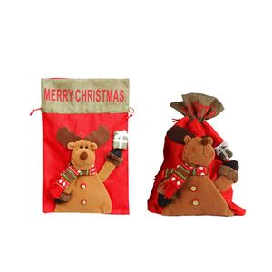2023 Christmas Fabric Decoration Cute <b>Kids</b> <b>Drawstring</b> Gift Packaging Pouch <b>Bag</b> for Sale - Product Image 5