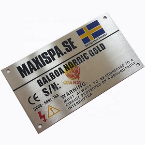 Plaques métalliques personnalisées avec logo gravé en acier inoxydable, nom gravé ss - Product Image 3