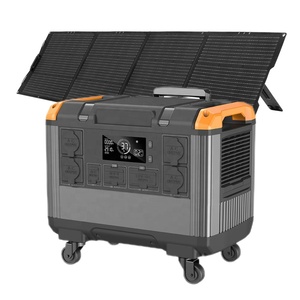 Station d'alimentation portable 110V 220V 3000 watts, générateur solaire 3000w, alimentation au lithium, chargeur portable pour le camping - Product Image 2