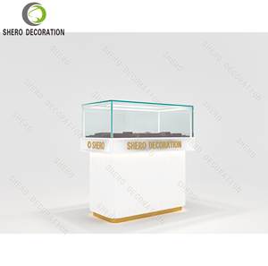 Vitrine de présentation de bijoux avec logo personnalisé, vitrine de présentation de bijoux en verre avec éclairage - Product Image 5