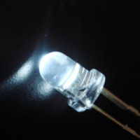 Fréquence de flash haute luminosité 1.5hz 2.5hz 3.0hz 6.8hz diode led clignotante blanche ronde 3mm 5mm pour bandes lumineuses