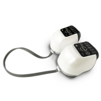 Luftkompressions- und Vibrations-Elektrisches Kabelloses Weißes Fuß- & Knie-Schmerzlinderungsgerät mit Wärmefunktion USB-Aufladung für Beinmassage 1 Jahr Garantie