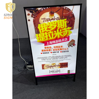 Panneau de menu Led taille personnalisée A3 panneau lumineux en acrylique rétro-éclairé cadre d'affiche photo boîte à lumière pour restaurant café
