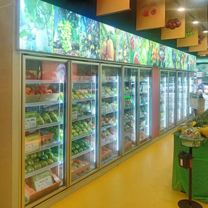 Tampilan bunga tegak komersial menampilkan pintu kaca berkualitas tinggi untuk kulkas bunga-bunga pendingin - Product Image 6