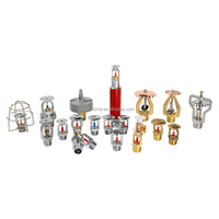 Système d'extinction d'incendie automatique à réponse rapide, sprinkler en cuivre 68 ℃   Température d'exploitation DN15DN20 Fabrication professionnelle OEM disponible
