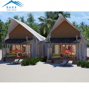 Factory Direct 2025 New Luxury Prefab Houses Resort <b>Tent</b> Waterproof PVDF Membrane Roof Structures Lodge Hotel HT0226 Prefab Hous - Product Image 2