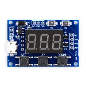 2 canali Digital Dc 5-30v Mini Usb 5v Pwm generatore di segnale Duty Cycle Pulse Frequency Module