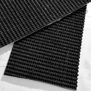 Tahan lama tahan aus atasan kasar hitam PVC sabuk konveyor produsen untuk kargo logistik - Product Image 4