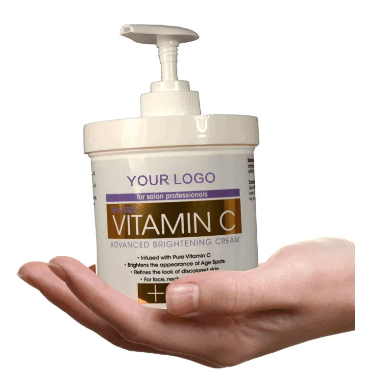 OEM TOP Advanced Clinical Vitamin C Cream Brightening Anti-Aging Cream Ferulic Acid Vitamin E Aloe Vera For Maximum Hydration