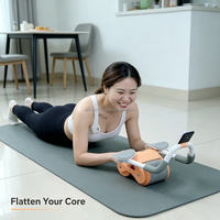 Rueda Abdominal con Rebote Automático para Ejercicios Abdominales y Corporales para Adultos, Ideal para Entrenamiento Deportivo Diario en Casa