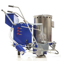 Yanfeng nouvelle Machine de marquage routier thermoplastique peinture de Surface de route urbaine ligne sans air Striper moteur pompe deux pistolets