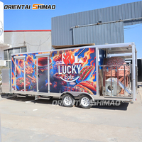 Food Truck Oriental Shimao Coc Ce Certification, Remorque de Restauration Mobile, Cuisine Mobile Entièrement Équipée