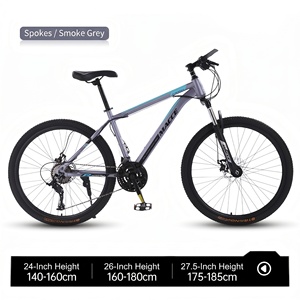 <span class=keywords><strong>Bicicleta</strong></span> de montaña <span class=keywords><strong>MTB</strong></span> de 24/26 pulgadas con freno de disco dual, sillín cómodo, pedal ordinario para hombres y mujeres, <span class=keywords><strong>bicicleta</strong></span> económica. - Product Image 2