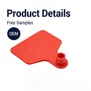 Etichette auricolari di sicurezza elevata HS-ET0001 per ovini e bovini con logo personalizzato e materiale TPU - Product Image 6