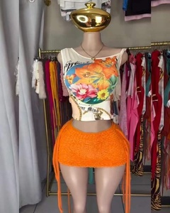 Conjunto de Top Corto Halter Sexy y Minifalda para Mujer, Estilo Y2K, Conjunto de Minifalda Ajustada, Conjunto de Dos Piezas para Mujer, Ropa de Verano, Ropa de Club - Product Image 5