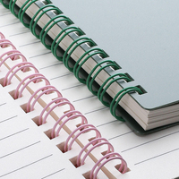 Werkseitig anpassbares A4/A5/B5 Spiral-Notebook 100 Blatt Bestes amerikanisches Druckpapier Soft Paper Cover Notebook