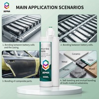 SEPNA - Sellador de Poliuretano Estructural de Doble Componente en Oferta, 600 ml, para Construcción, Transporte, Baterías, Almacenamiento de Energía y Embalaje