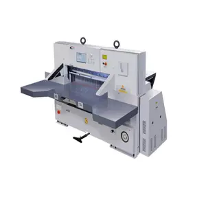 QZYK1300DH-10 touch screen hydraulic paper cutting machine/hydraulic paper cutter/guillotine