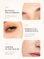 Patchs de gel pour les yeux au riz hydrolysé Clean Beauty, masque hydratant pour les yeux contre les poches, les cernes, les ridules et les yeux fatigués