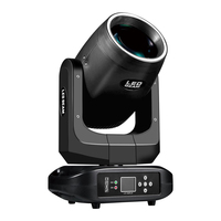 SHTX - Lo Último en Luces Móviles LED de 200W para DJ, Discotecas, Fiestas, Bodas y Escenarios, con Anillo LED, Luz Móvil de 200 Vatios para Escenario