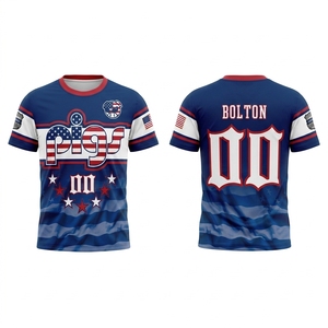 Logo dan Angka Khusus Jersey Bisbol, Logo Sublimasi Jersey Softball, Jersey Bisbol Buatan Khusus 100% - Product Image 1