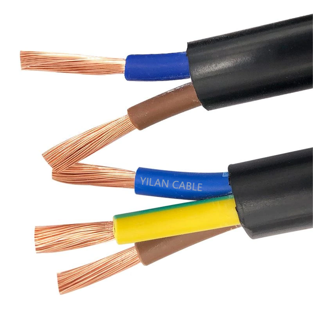 2core 3core Rubber Sheath 300/500v Copper Cable  Rvv Kvv Control Cable Factory   1mm 1.5mm 2.5mm 4mm 6mm 10mm 16mm Speaker Cable