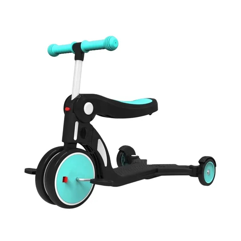 मूल Xiaomi Bebehoo आउटडोर मल्टी फंक्शन बेबी घुमक्कड़ 1 में 5 बच्चे tricycle तह Trike स्कूटर सवारी खिलौना कार