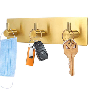 Ganci Professionali <span class=keywords><strong>Moderni</strong></span> Decorativi Portachiavi Anelli <span class=keywords><strong>Appendichiavi</strong></span> <span class=keywords><strong>da</strong></span> Parete - Product Image 1