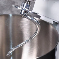 Robot culinaire compact automatique en acier inoxydable pour pétrir, mélanger, fouetter, hacher la viande et extraire le jus, idéal pour la cuisine domestique