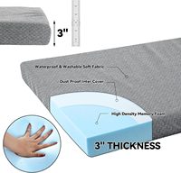 Matelas pliable enroulable en mousse à mémoire de forme infusée de gel pour le camping