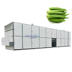 Sécheur à bande continue multicouche pour okra, ligne de production de poudre de séchage des légumes - Product Image 1