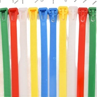 Attache-câble auto-bloquante en nylon 66 double tête Ventar écologique haute performance 400 mm 7,9 mm de haute qualité et réutilisable