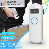 Lecteur de codes-barres 2D Xincode, scanner de codes-barres 1D portable sans fil, lecteur de codes QR pour la numérisation des stocks