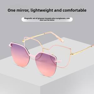 Nuevas Gafas <span class=keywords><strong>de</strong></span> <span class=keywords><strong>Sol</strong></span> Polarizadas Dos en Uno Chance Cat-Eye 7002 <span class=keywords><strong>con</strong></span> <span class=keywords><strong>Lentes</strong></span> Ópticas <span class=keywords><strong>de</strong></span> Marco Completo Anti-reflectantes UV400 <span class=keywords><strong>con</strong></span> Imán <span class=keywords><strong>para</strong></span> Miopía, Unisex - Product Image 6