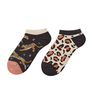 Calcetines de Algodón Originales Nuevos AB Casuales con Dibujos Animados para Hombre y Mujer, Calcetines Deportivos de Algodón para Parejas, a <span class=keywords><strong>la</strong></span> Moda, Antideslizantes, Asimétricos, Estilo Mandarín - Product Image 4