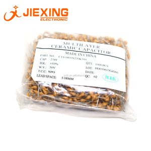 Condensador <span class=keywords><strong>de</strong></span> cerámica multicapa, <span class=keywords><strong>100NF</strong></span> 50V 0,1 UF 104 X7R 10% 2,54mm, pin pitch 0805 MLCC DIP - Product Image 3