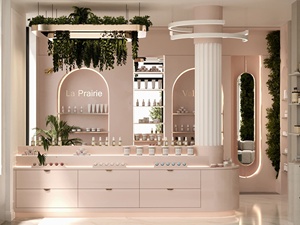 Service de design d'intérieur sur mesure pour boutique de cosmétiques minimalistes, unité d'exposition de parfums et aménagement de magasin de maquillage - Product Image 1