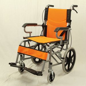 Silla <span class=keywords><strong>de</strong></span> ruedas plegable Manual ligera, inodoro <span class=keywords><strong>de</strong></span> tubo <span class=keywords><strong>de</strong></span> acero grueso para personas <span class=keywords><strong>mayores</strong></span>, equipo <span class=keywords><strong>de</strong></span> rehabilitación transfronterizo - Product Image 3
