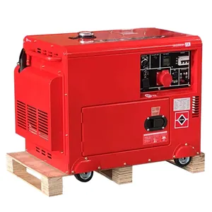 65 dB Super Silent Mobile Standby 7kva Diesel Generator 8kva With ATS 1 Cylinder 1/3 Phase Genset Diesel