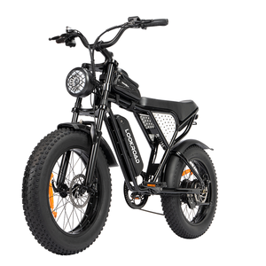 Vélo électrique tout-terrain LOOKROAD L20 MIN en stock dans l'UE |   Batterie amovible 48V 15.6Ah |   Vélo électrique hybride à pneus larges Shimano 7 vitesses - Product Image 1