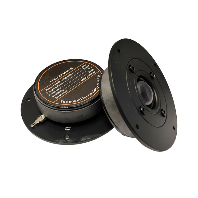 Audiophile-Grade 4-Inch Silk Dome Tweeter for Home Hi-Fi Speakers