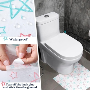 Tapis de toilette jetable en forme de U désodorisant portable voyage camping tapis de toilette pour la maison salle de bain sol vente en gros - Product Image 3
